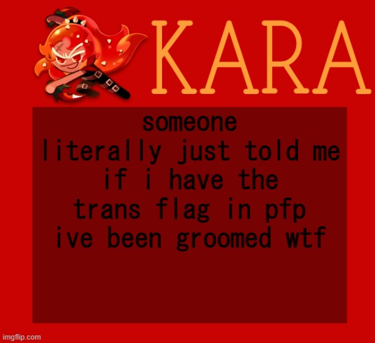 j | someone literally just told me if i have the trans flag in pfp ive been groomed wtf | image tagged in j | made w/ Imgflip meme maker