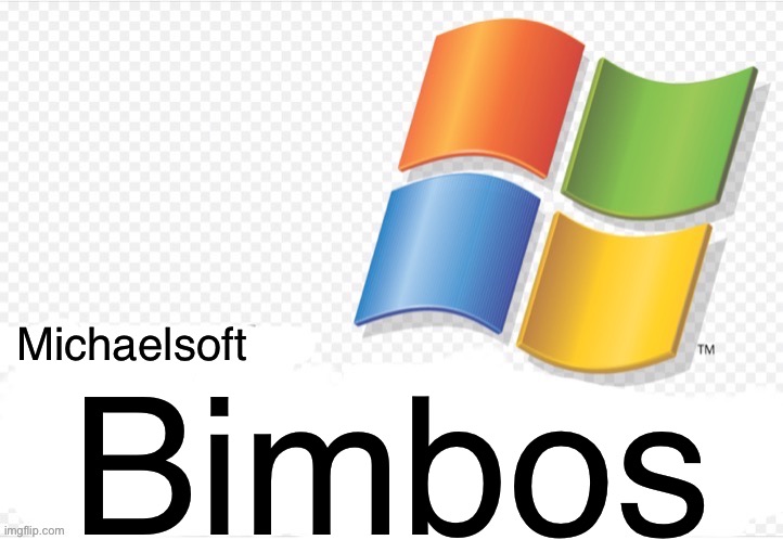 Microsoft? Windows? |  Michaelsoft; Bimbos | image tagged in microsoft windows | made w/ Imgflip meme maker