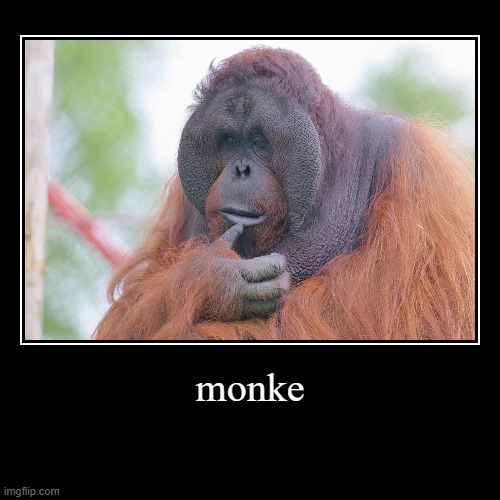 monke yay | image tagged in funny,demotivationals | made w/ Imgflip demotivational maker