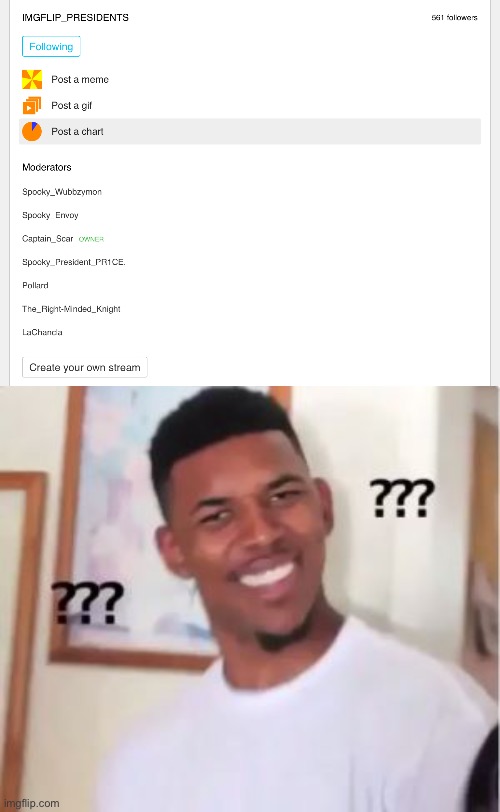 When did Envoy return? | image tagged in nick young | made w/ Imgflip meme maker
