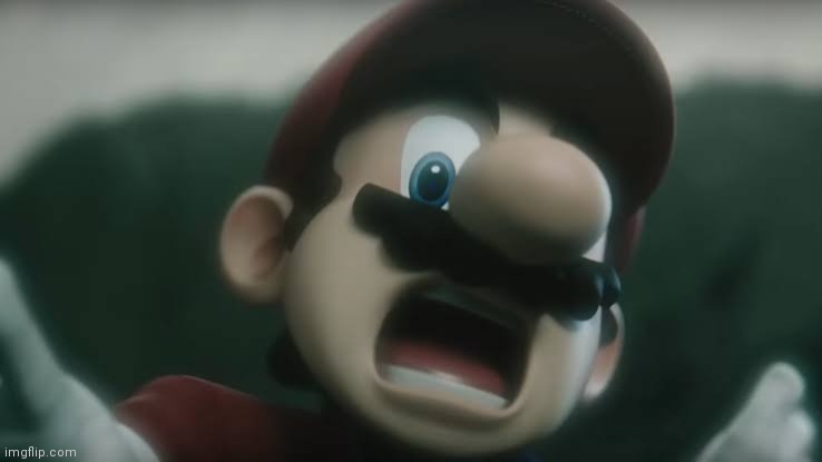 Scared mario | image tagged in scared mario | made w/ Imgflip meme maker