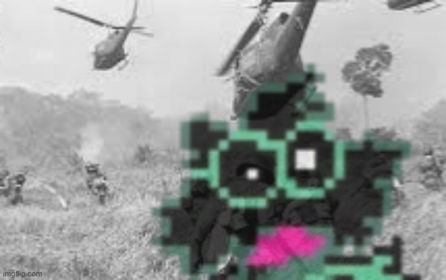 Ralsei Vietnam War Flashback | image tagged in ralsei vietnam war flashback | made w/ Imgflip meme maker