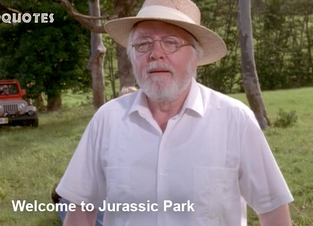 Welcome to Jurassic Park Blank Meme Template