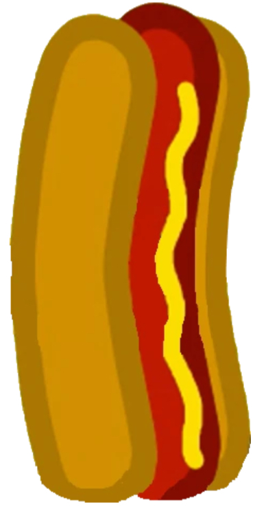 High Quality Hot dog Blank Meme Template