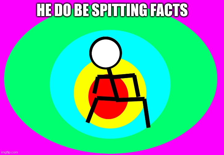 he do be vibing | HE DO BE SPITTING FACTS | image tagged in he do be vibing | made w/ Imgflip meme maker