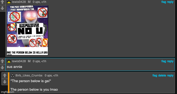 Lewis rekt himself | made w/ Imgflip meme maker