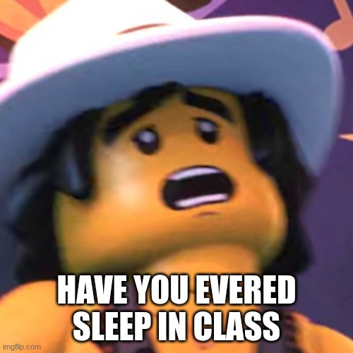 Cole | HAVE YOU EVERED SLEEP IN CLASS | image tagged in cole | made w/ Imgflip meme maker