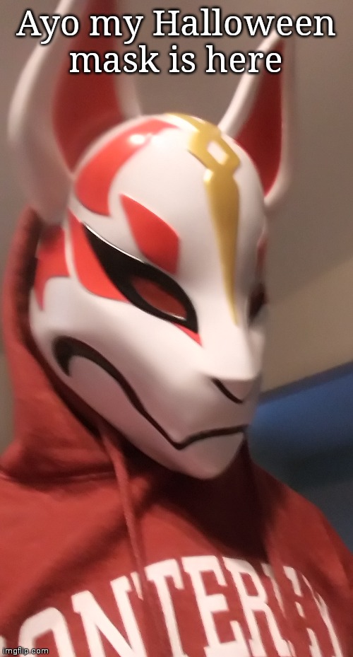 Ayo my Halloween mask is here | made w/ Imgflip meme maker