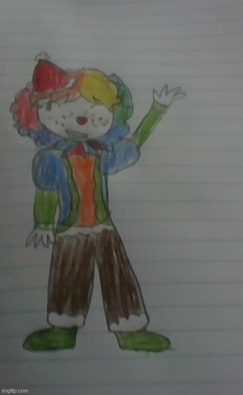 i drew this myself :) it's a cookie run oc-funfetti cookie :D | made w/ Imgflip meme maker