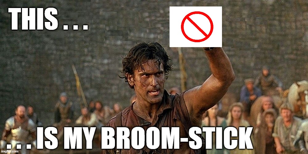 THIS . . . . . . IS MY BROOM-STICK | image tagged in Zen_Art | made w/ Imgflip meme maker