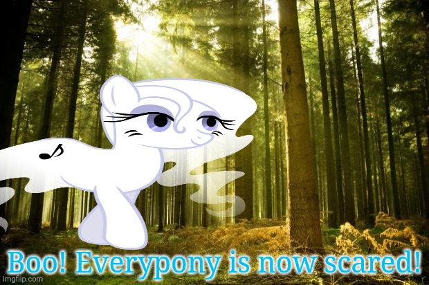 Boo! Everypony is now scared! | made w/ Imgflip meme maker