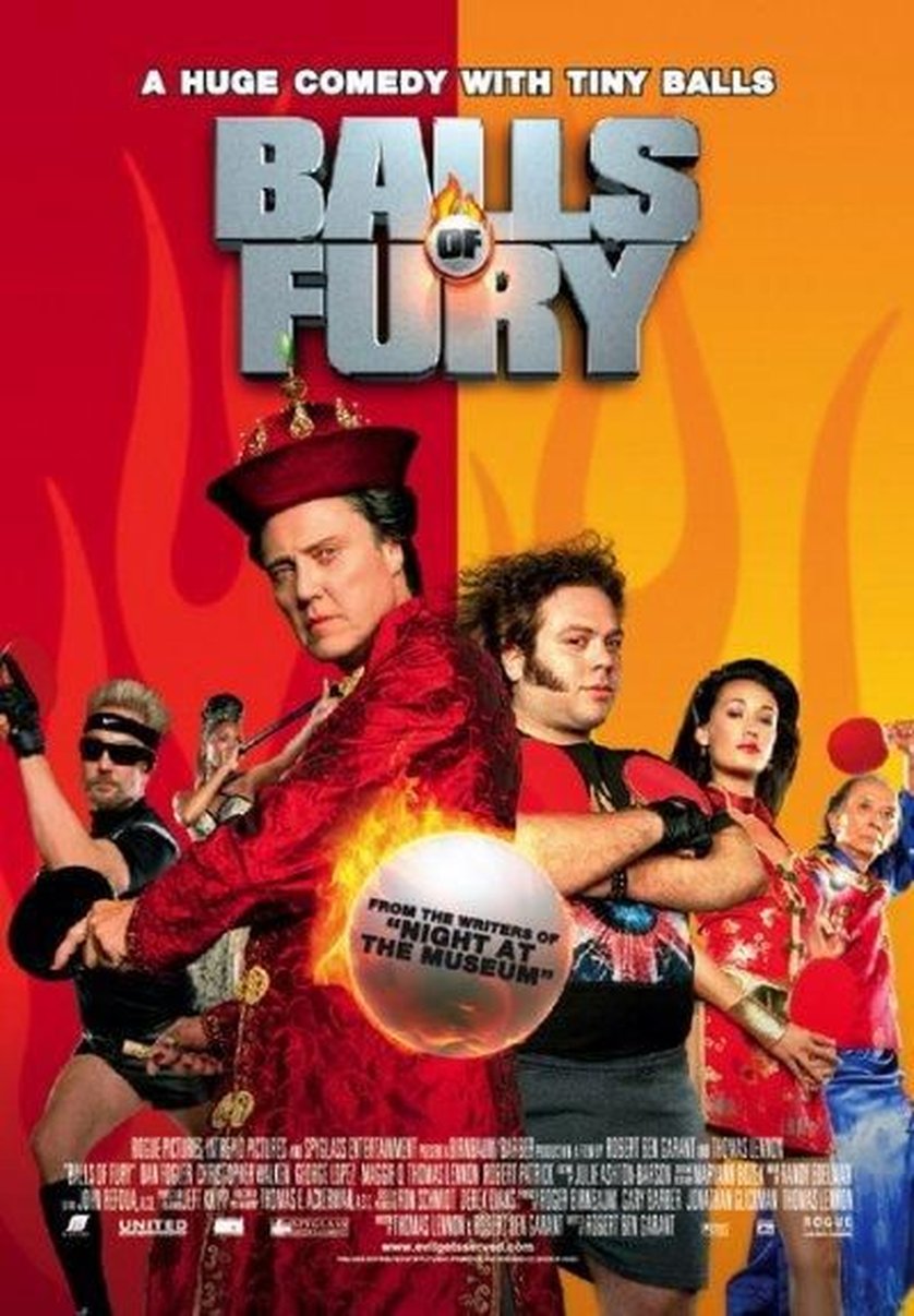 Шары ярости. Шары ярости / balls of Fury (2007) Постер. Шары ярости фильм 2007 Постер. Комедия про пинг-понг. Рэнди Дайтона.