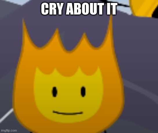 CRY ABOUT IT | made w/ Imgflip meme maker