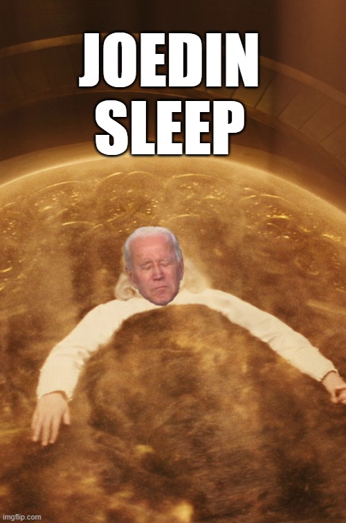 Joedin Sleep | JOEDIN
SLEEP | image tagged in sleepy joe,joe biden,let's go brandon,politics,usa | made w/ Imgflip meme maker