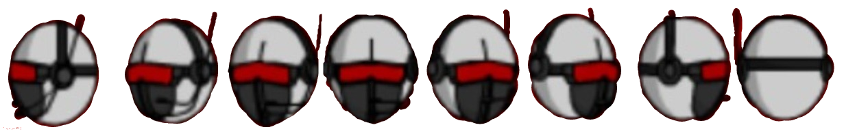 NEXUS Riot Guard sprite sheet heads Blank Meme Template