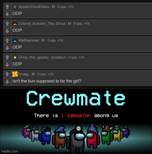 Ea | image tagged in crewmate there is 1 impostor among us | made w/ Imgflip meme maker