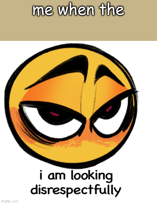 WHEN THE | me when the | made w/ Imgflip meme maker