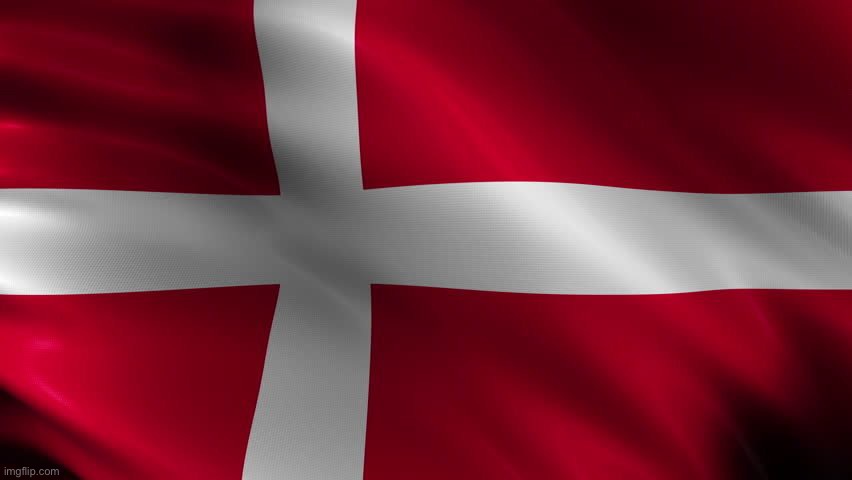 Danish flag | image tagged in danish flag | made w/ Imgflip meme maker