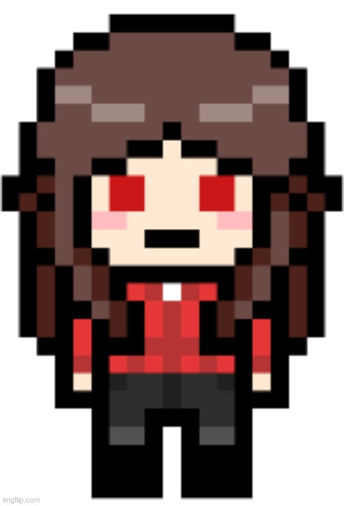 A Danganronpa sprite of me? No way (Last thing I swear I'm gone gn) | made w/ Imgflip meme maker