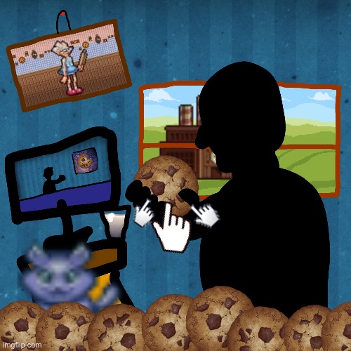 What do you think of this Cookie Clicker drawing I made? | made w/ Imgflip meme maker