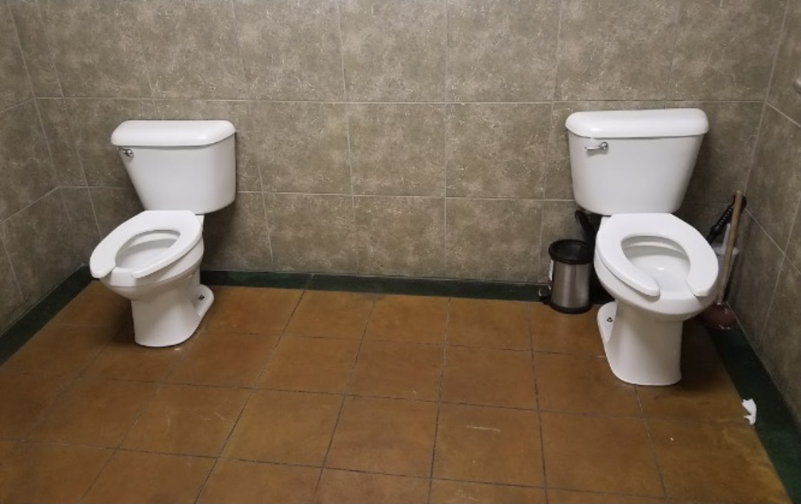 Two Toilets: Blank Meme Template