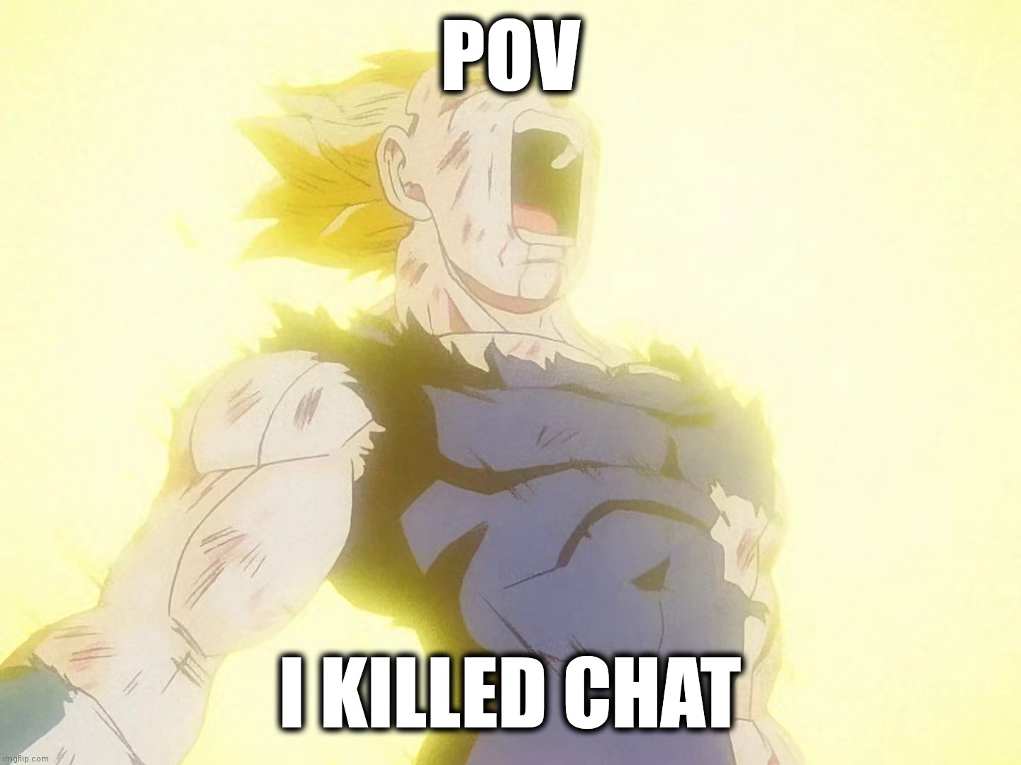 Second verse, same as the first. | POV; I KILLED CHAT | image tagged in dragon ball z | made w/ Imgflip meme maker