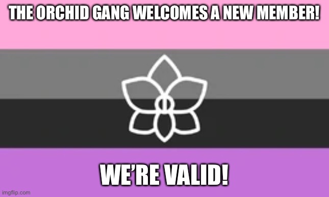 THE ORCHID GANG WELCOMES A NEW MEMBER! WE’RE VALID! | made w/ Imgflip meme maker