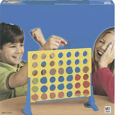 Old Connect 4 (Blank) Blank Meme Template