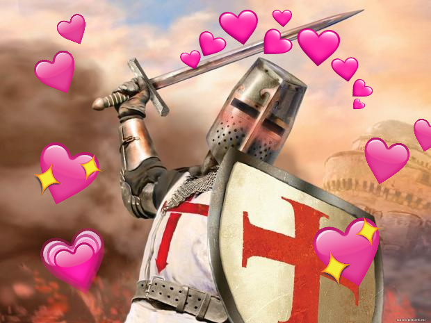 wholesome crusader #2 Blank Meme Template