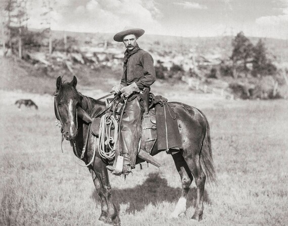 Old West Cowboy 1888 Blank Meme Template