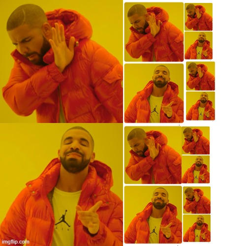 *visible confusion* | image tagged in visible confusion,drake hotline bling | made w/ Imgflip meme maker