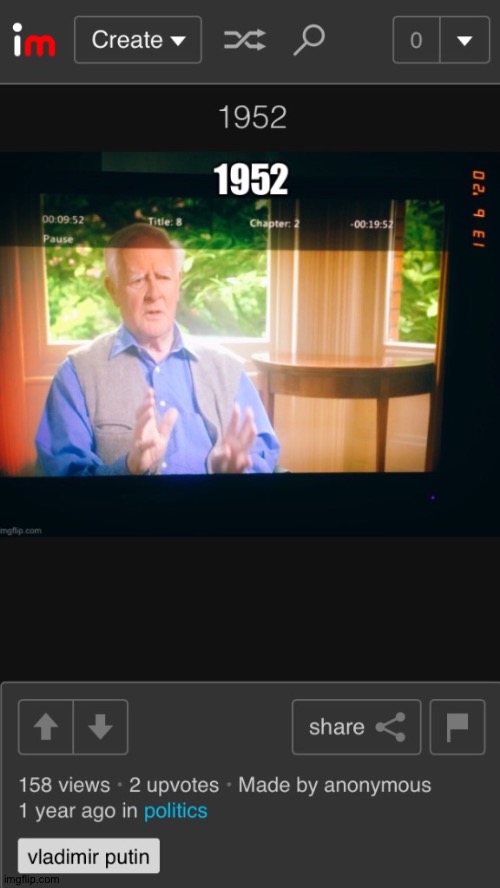 1952 code in John le Carré's interview, Tinker Tailor Soldier Spy DVD, a repost of meme captured on my birthday | image tagged in code,repost,vladimir putin,gru,secret service,london | made w/ Imgflip meme maker
