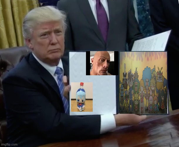 Lmao | image tagged in memes,trump bill signing | made w/ Imgflip meme maker