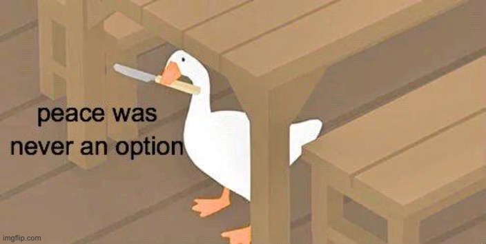 sneaky ducc | image tagged in ducc,lol,goose | made w/ Imgflip meme maker