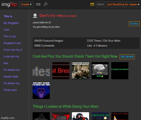 cry about it blue | made w/ Imgflip meme maker