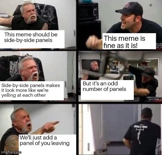 image tagged in side by side | made w/ Imgflip meme maker