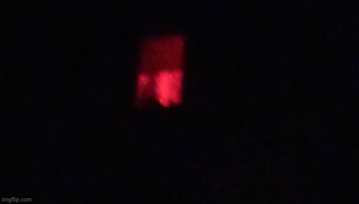 This was the clearest photo I could get of the red light from outside my balcony | made w/ Imgflip meme maker