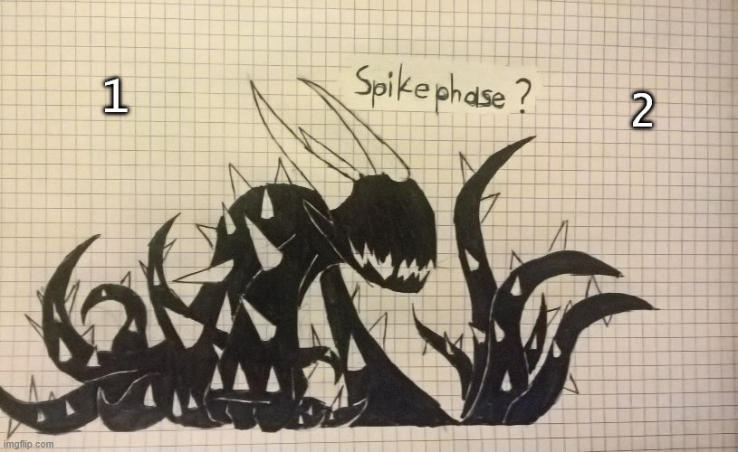 New spikart (fanart for spike) | 1; 2 | image tagged in spike phase | made w/ Imgflip meme maker