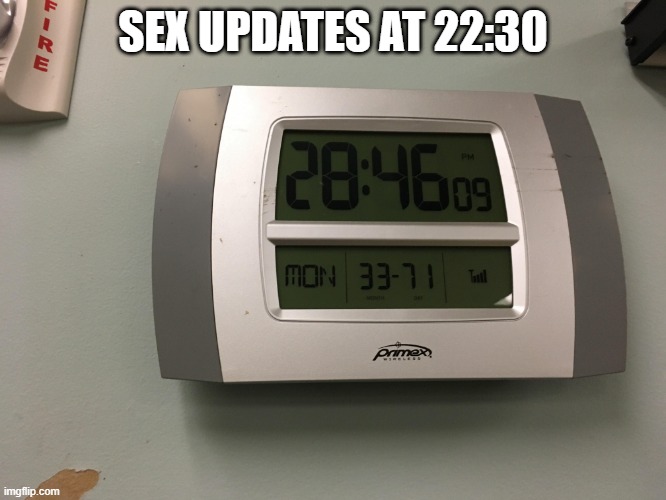 SEX UPDATES AT 22:30 | made w/ Imgflip meme maker