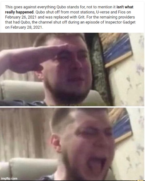 noooooooooooooooooooooooo | image tagged in crying salute | made w/ Imgflip meme maker
