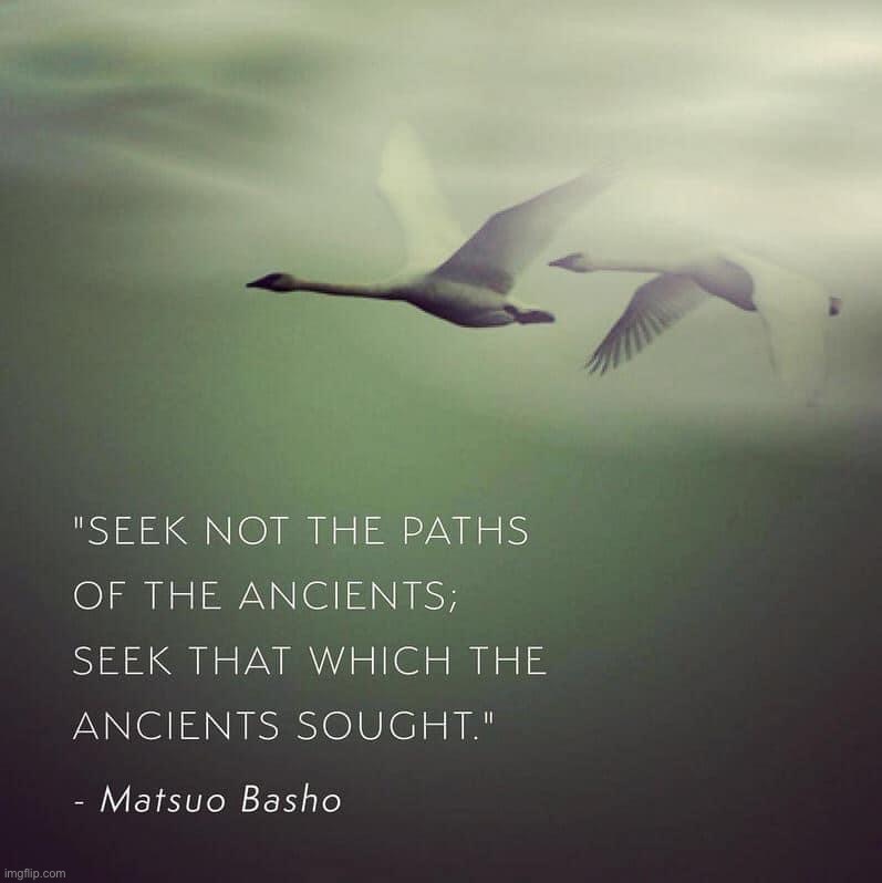 Matsuo Basho quote | image tagged in matsuo basho quote | made w/ Imgflip meme maker