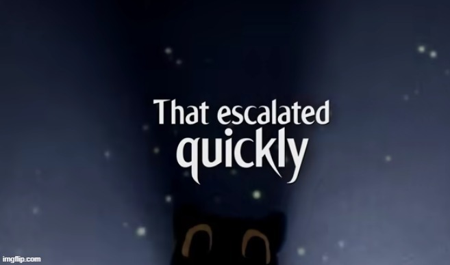 Cartoon cat that escalted quickly | image tagged in cartoon cat that escalted quickly | made w/ Imgflip meme maker