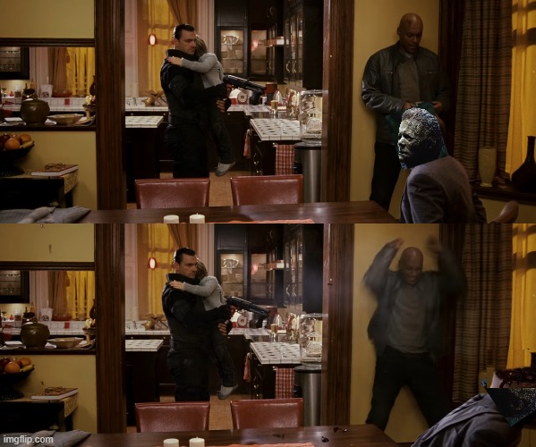 the punisher kill michael myers | image tagged in google | made w/ Imgflip meme maker