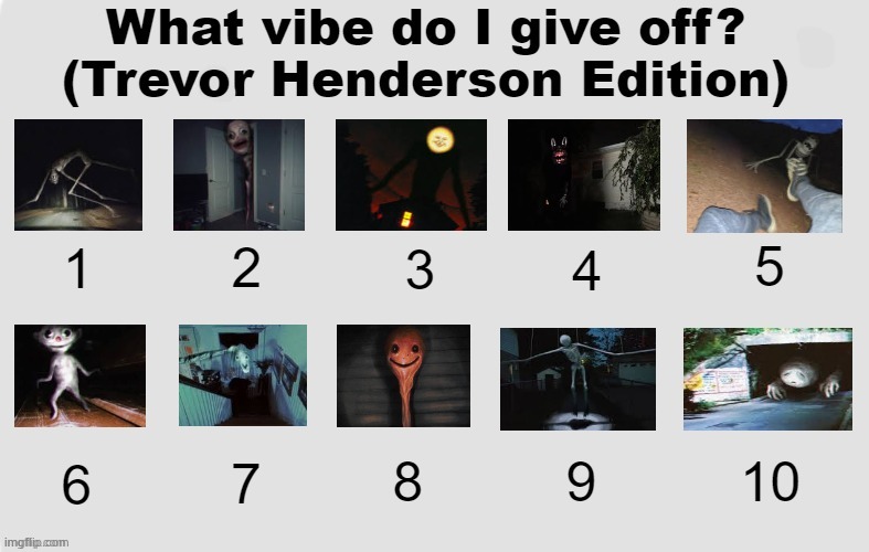 What vibe do I give off (Trevor Henderson edition) | image tagged in what vibe do i give off trevor henderson edition | made w/ Imgflip meme maker