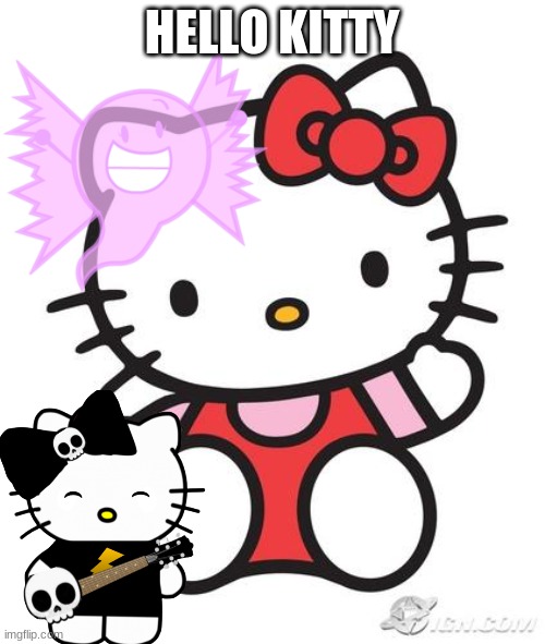 Hello Kitty | HELLO KITTY | image tagged in hello kitty | made w/ Imgflip meme maker