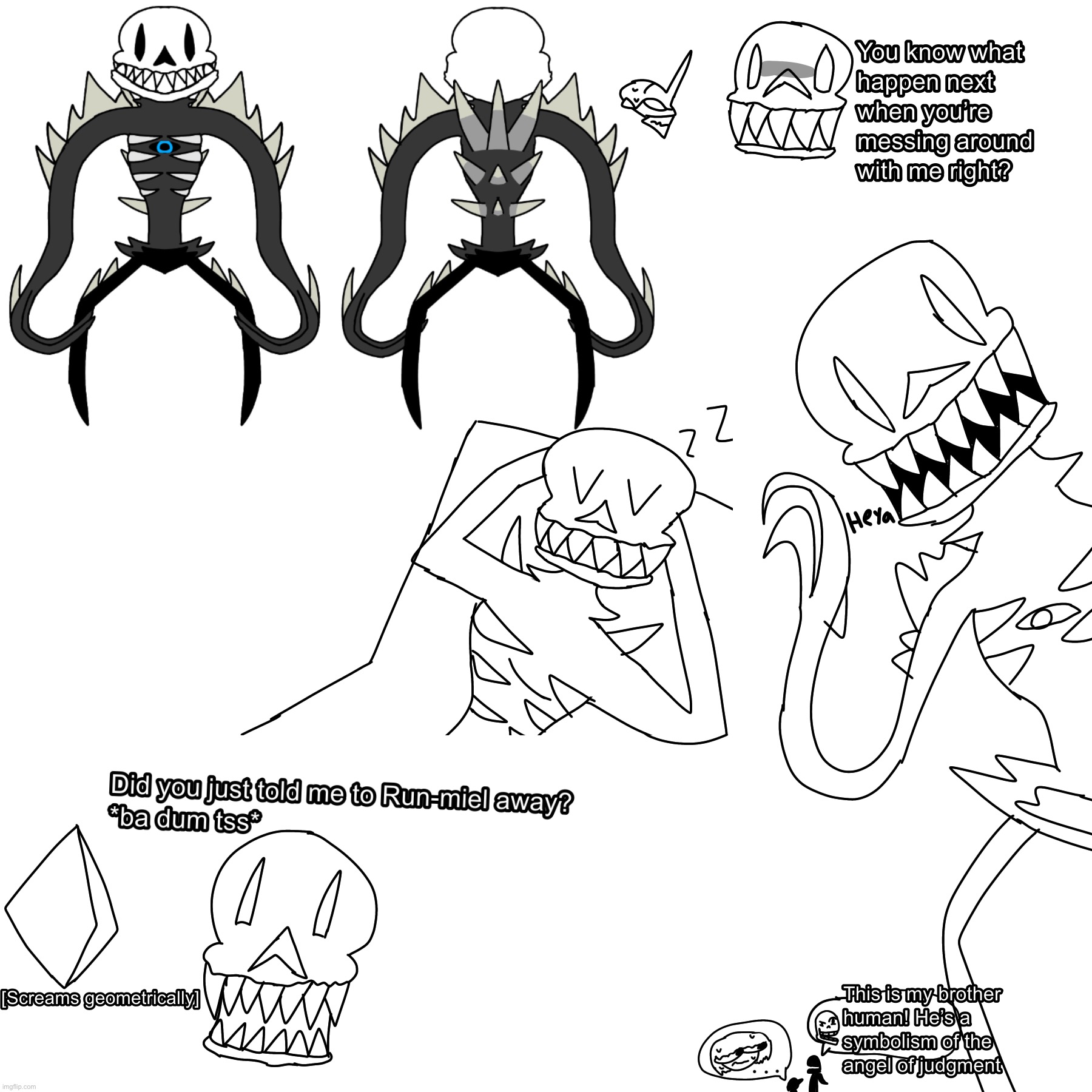 Nice argument pal but unfortunately, Sans in Evangelion | made w/ Imgflip meme maker