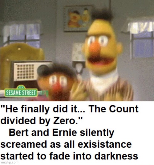 thanos: impossible | image tagged in dark humor,sesame street | made w/ Imgflip meme maker