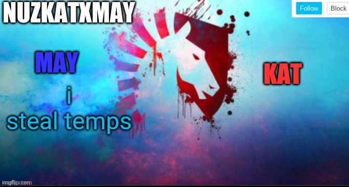 E | i steal temps | image tagged in e | made w/ Imgflip meme maker