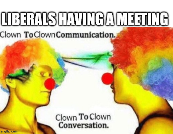 LIberal Clowns | image tagged in liberal clowns | made w/ Imgflip meme maker