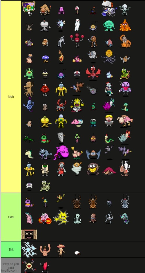 Mother 3 enemies 1 | made w/ Imgflip meme maker